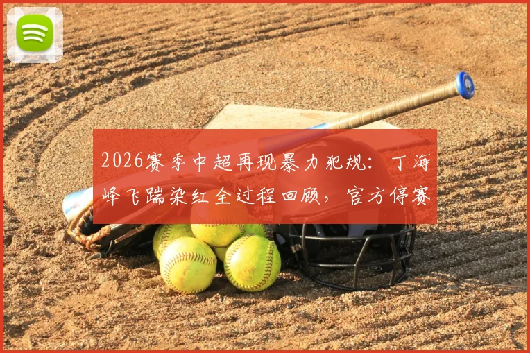 2026赛季中超再现暴力犯规:丁海峰飞踹染红全过程回顾,官方停赛1场+罚款1万元处罚解析